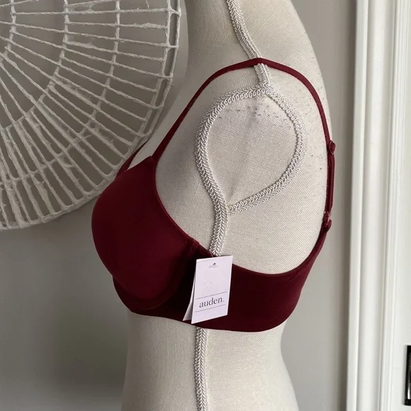 Auden - "The Icon", 36B Merlot / Red Lightly Lined Full Coverage Underwi…‌‌ - Picture 4 of 8